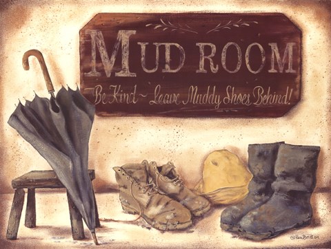 Framed Muddy Shoes Print