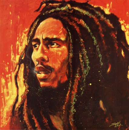Framed Bob Marley Print