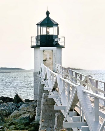 Framed Lighthouse Views I Print