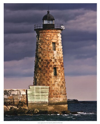 Framed Lighthouse Views V Print