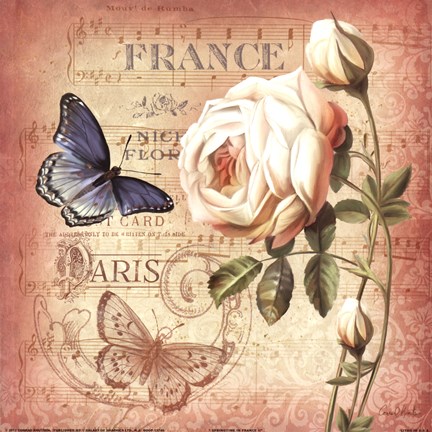 Framed Springtime in France II Print