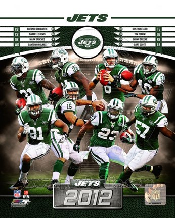 Framed New York Jets 2012 Team Composite Print
