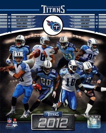 Framed Tennessee Titans 2012 Team Composite Print
