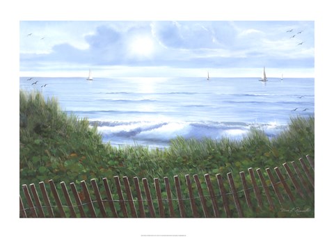Framed Beach of Dreams Print
