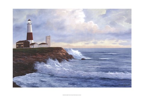 Framed Montauk Lighthouse Print