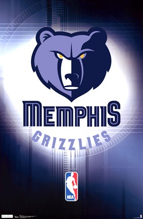Framed Grizzlies - Logo 11 Print