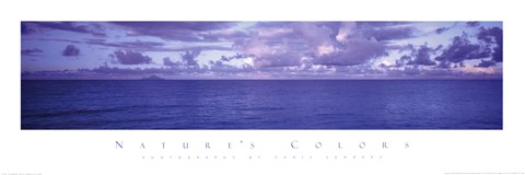 Framed Nature&#39;s Colors-Ocean Beneath the Sky Print