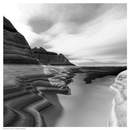 Framed Majestic Canyon I Print