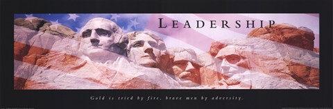 Framed Leadership-Mt. Rushmore Print