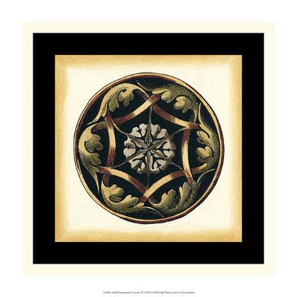Framed Small Ornamental Accents IV Print