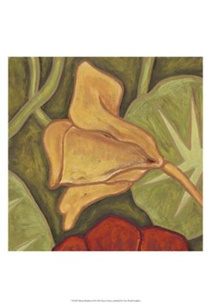 Framed Vibrant Rainforest II Print