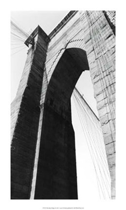 Framed Brooklyn Bridge I Print