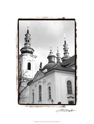 Framed Splendors of Prague II Print