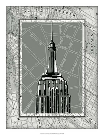 Framed Tour of New York II Print