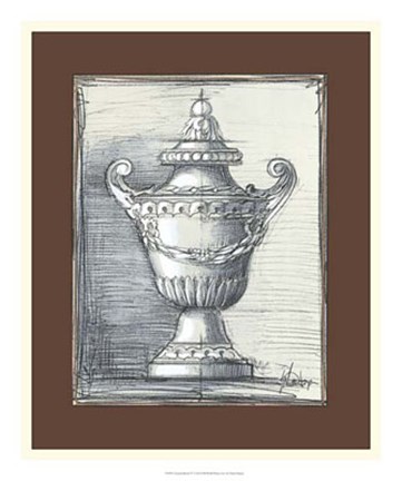 Framed Classical Sketch IV Print
