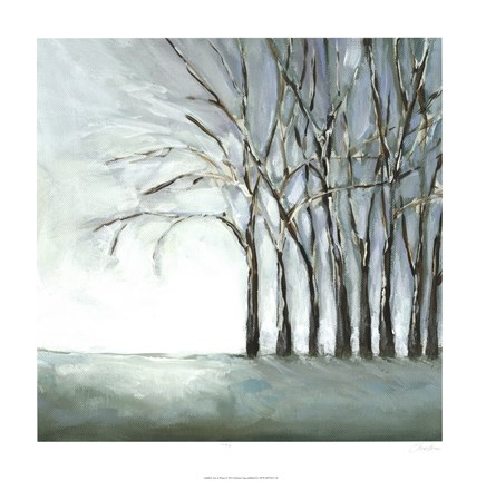 Framed Tree in Winter Print