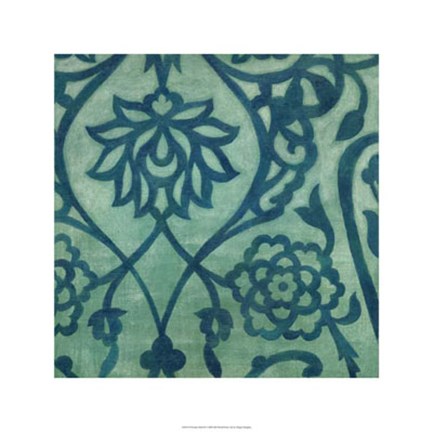 Framed Persian Motif II Print