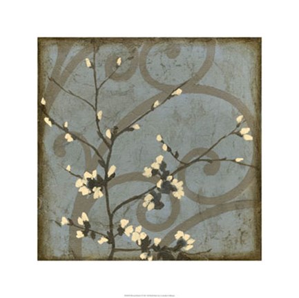 Framed Blossom Branch I Print