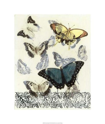 Framed Butterfly Habitat II Print