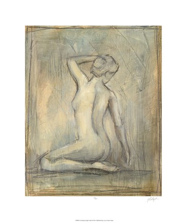 Framed Contemporary Figure Study II Print