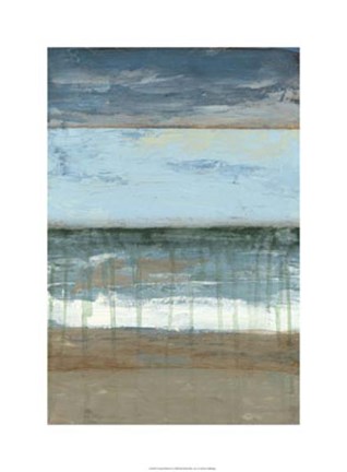 Framed Coastal Abstract II Print