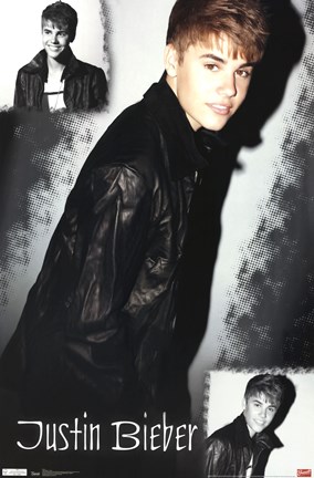 Framed Justin Bieber - Cutie Print
