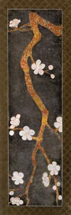 Framed Cherry Blossom Branch I Print