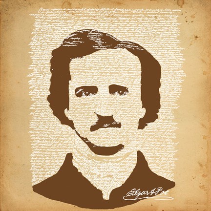 Framed Edgar Allan Poe Print