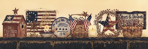 Framed Stars and Stripes Forever Print