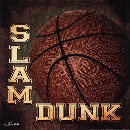 Framed Slam Dunk Print