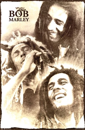 Framed Bob Marley - Soulful Print