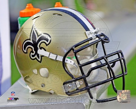 Framed New Orleans Saints Helmet Print