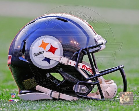 Framed Pittsburgh Steelers Helmet Print