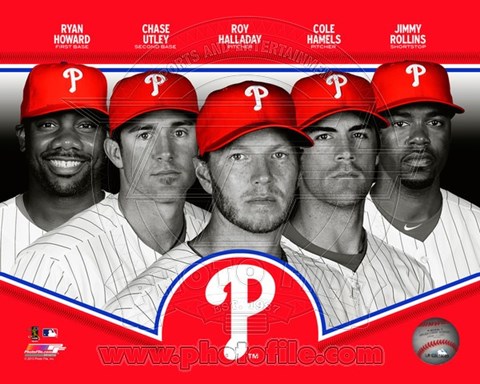 Framed Philadelphia Phillies 2013 Team Composite Print