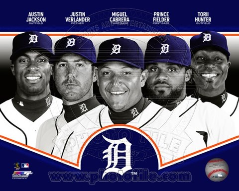 Framed Detroit Tigers 2013 Team Composite Print