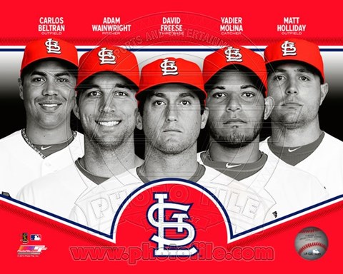 Framed St. Louis Cardinals 2013 Team Composite Print
