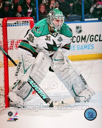 Framed Antti Niemi 2012-13 Action Print