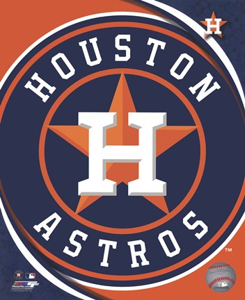 Framed 2012 Houston Astros Team Logo Print