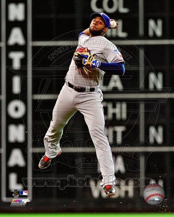 Framed Elvis Andrus 2013 Texas Rangers Print