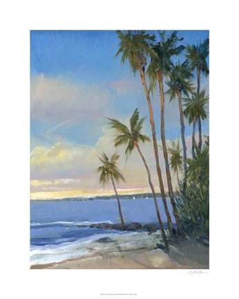 Framed Tropical Breeze I Print