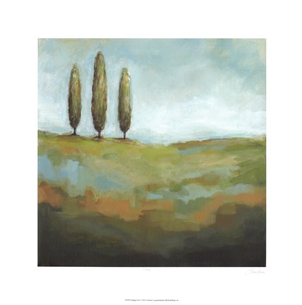 Framed Singing Trees I Print