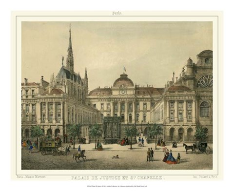 Framed Palais De Justice Print