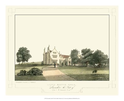 Framed Lancashire Castles V Print