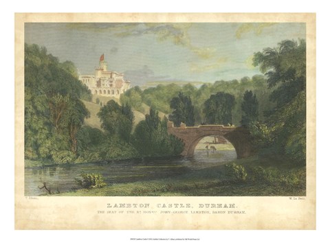 Framed Lambton Castle Print
