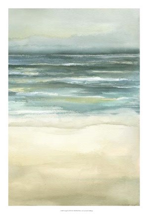 Framed Tranquil Sea III Print