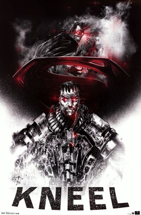 Framed Man of Steel - Zod Print