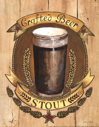 Framed Crafted Beer Print