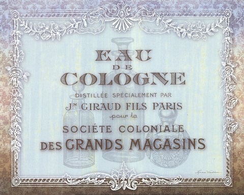 Framed French Soap Label I Print