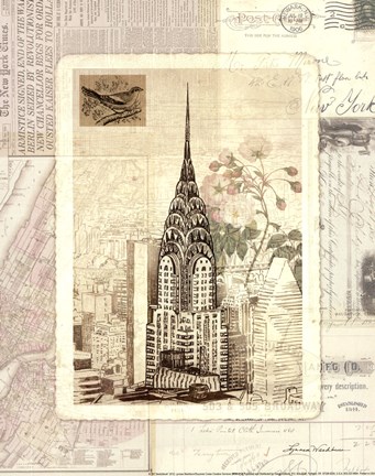 Framed NY Sketchbook Print
