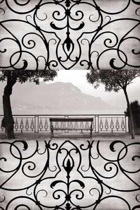 Framed Lago di Como I Print